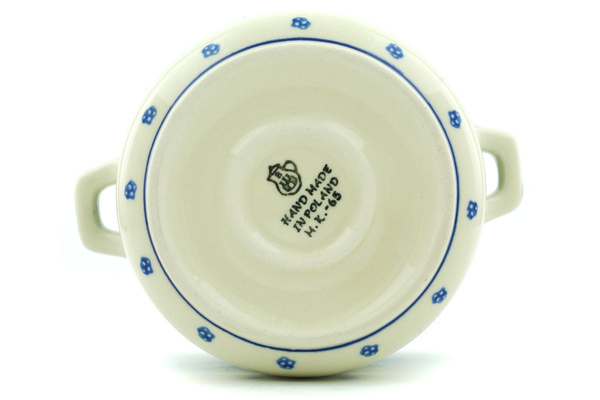 Jar with Lid and Handles 6"