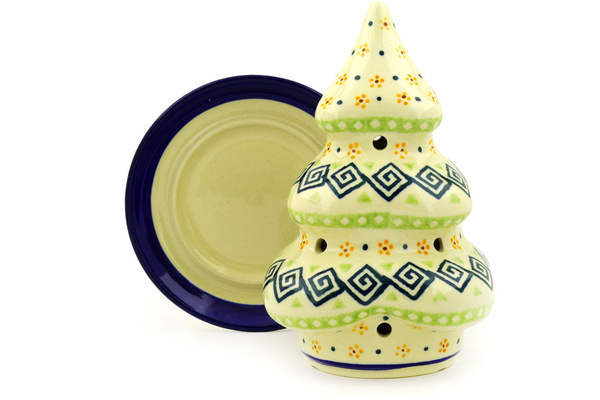 Christmas Tree Candle Holder 8"