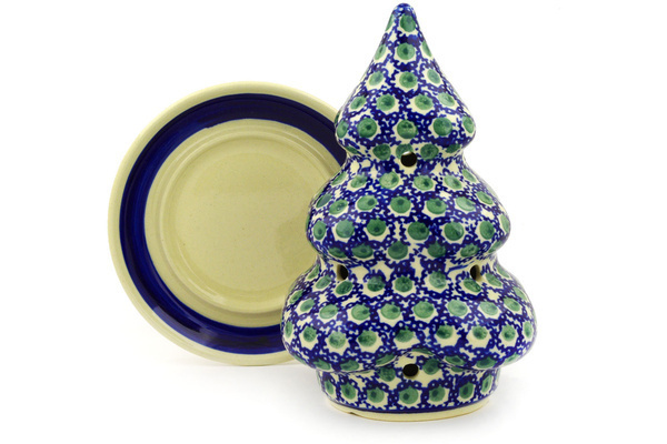 Christmas Tree Candle Holder 8"