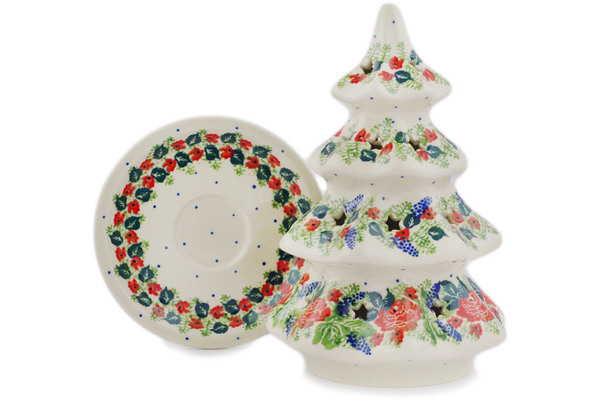 Christmas Tree Candle Holder 8"