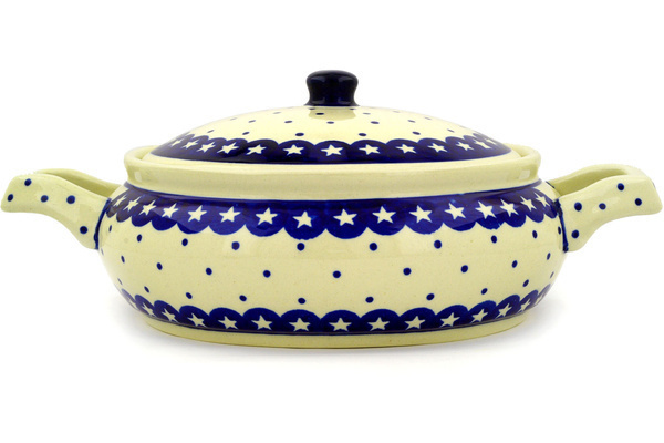 Baker with Cover with Handles 12"