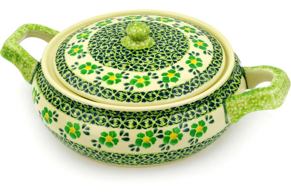 Baker with Cover with Handles 12"