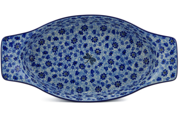 Oval Baker with Handles 18"