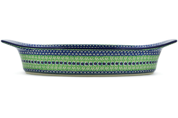 Oval Baker with Handles 18"