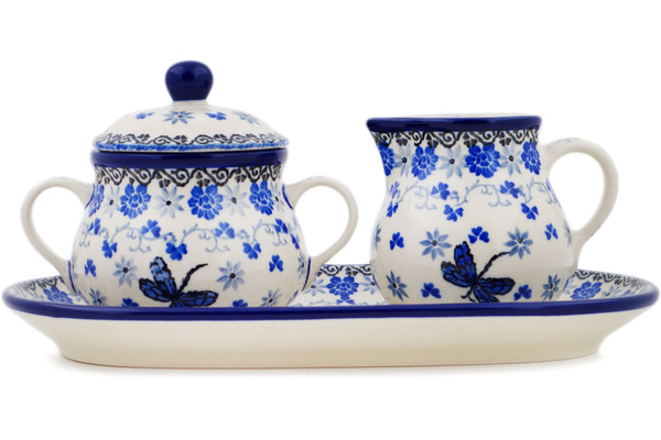 Sugar and Creamer Set 10"