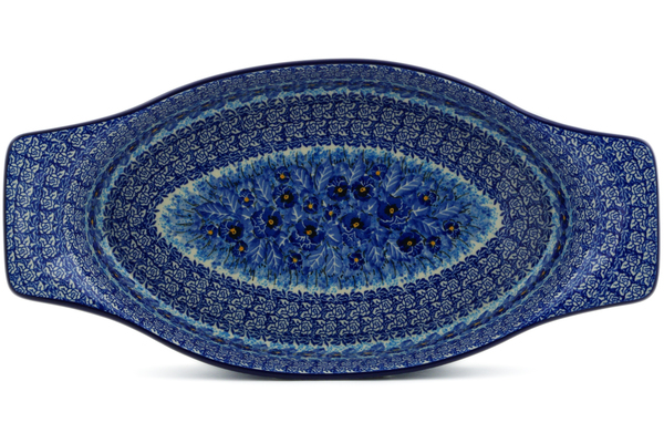 Oval Baker with Handles 18"