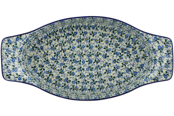 Oval Baker with Handles 18"