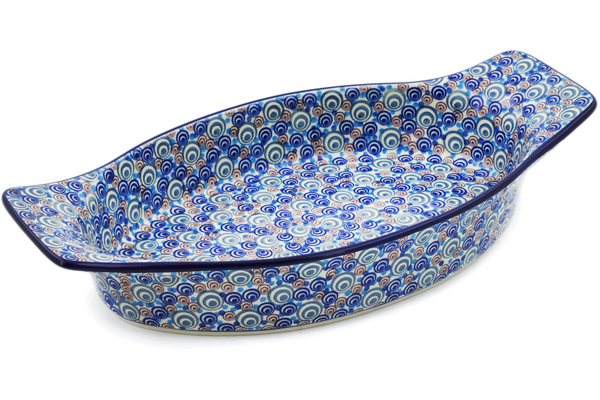 Oval Baker with Handles 18"