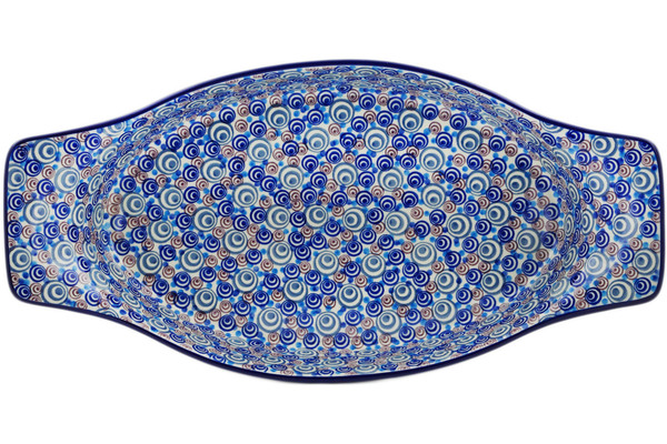 Oval Baker with Handles 18"