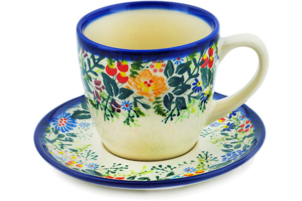 Cup with Saucer 24 oz