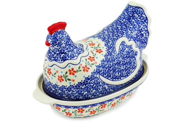 Hen Shaped Jar 13"
