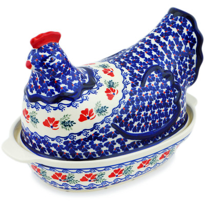 Hen Shaped Jar 13"