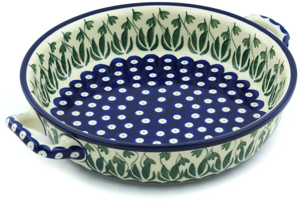 Round Baker with Handles 10-inch