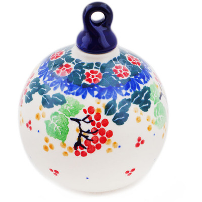 Christmas Ball Ornament 4"