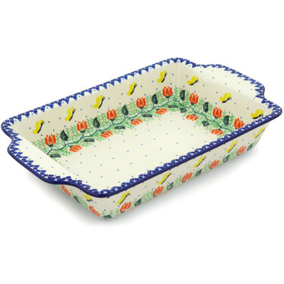 Rectangular Baker with Handles 13"