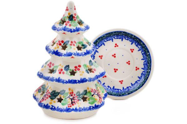 Christmas Tree Candle Holder 6"