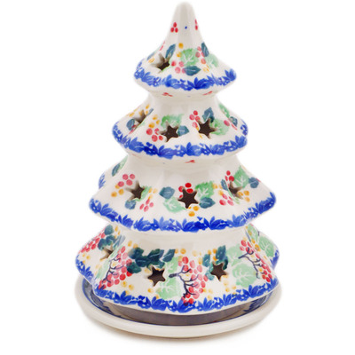 Christmas Tree Candle Holder 7"