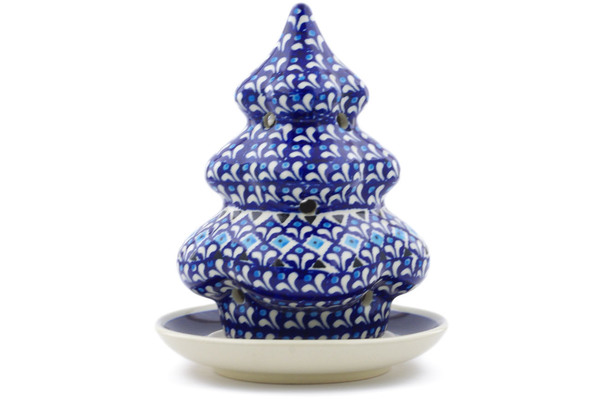 Christmas Tree Candle Holder 7"