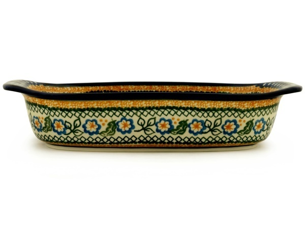 Rectangular Baker with Handles 14"