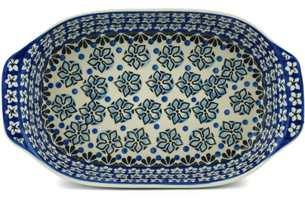 Rectangular Baker with Handles 14"