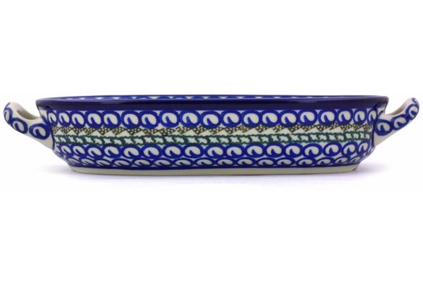 Oval Baker with Handles 9"