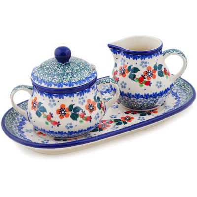 Sugar and Creamer Set 10"
