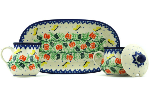 Sugar and Creamer Set 10"