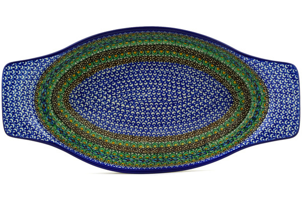 Oval Baker with Handles 18"