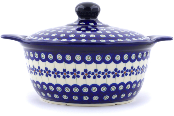 Baker with Cover with Handles 9"