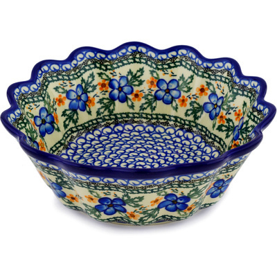 Scalloped Fluted Bowl 9"