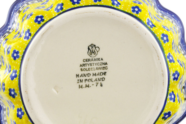 Scalloped Fluted Bowl 7"