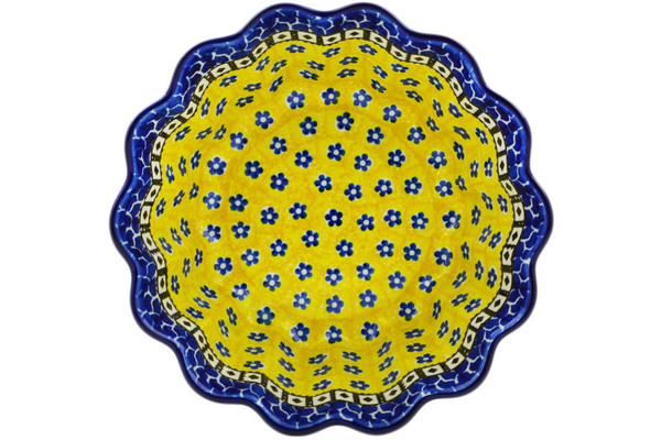 Scalloped Fluted Bowl 7"