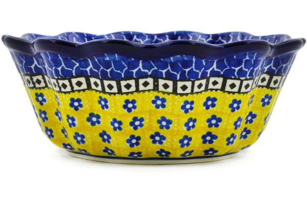 Scalloped Fluted Bowl 7"