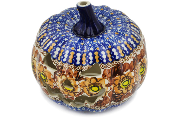 Jack O Lantern Candle Holder 6"