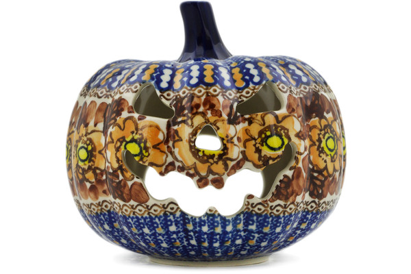 Jack O Lantern Candle Holder 6"