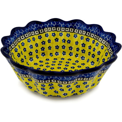 Scalloped Fluted Bowl 9"