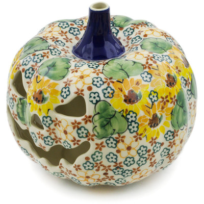 Jack O Lantern Candle Holder 6"