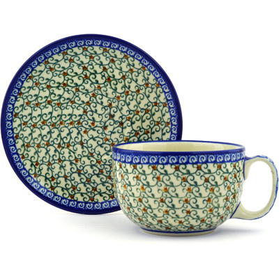 Cup with Saucer 13 oz