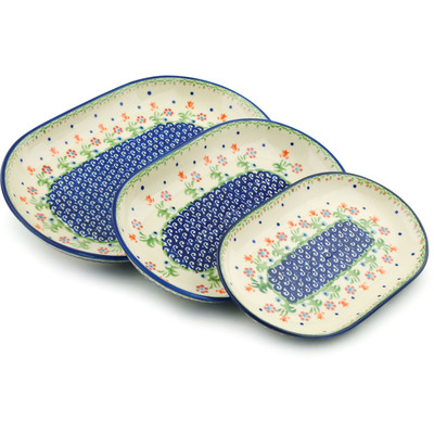 Set of 3 Platters 13"