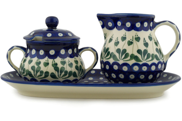 Sugar and Creamer Set 11"