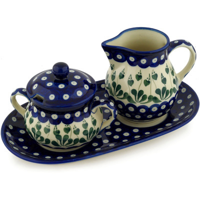 Sugar and Creamer Set 11"