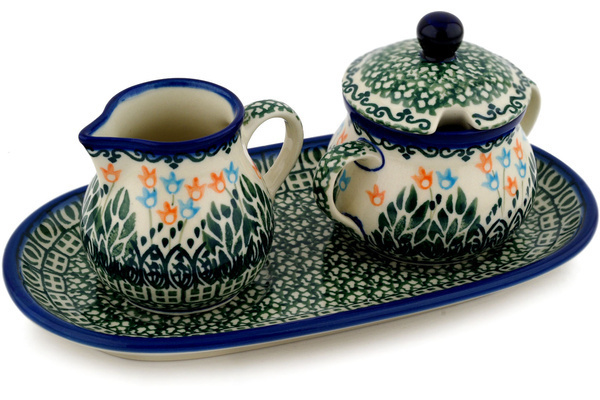 Sugar and Creamer Set 10"