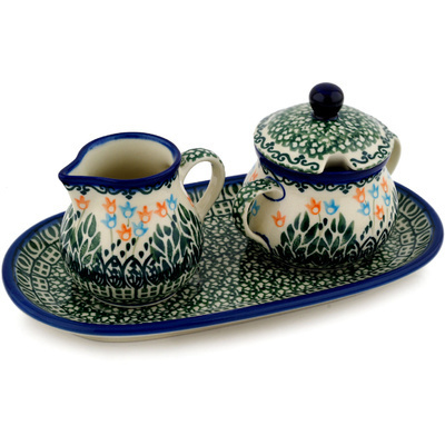 Sugar and Creamer Set 10"