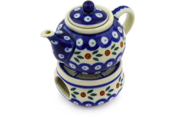 Mini Teapot with Heater 4"