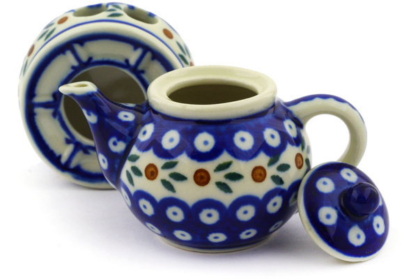 Mini Teapot with Heater 4"