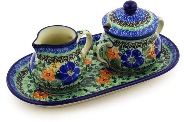 Sugar and Creamer Set 10"