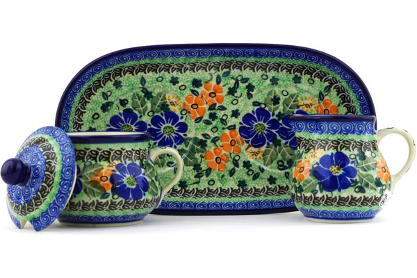 Sugar and Creamer Set 10"