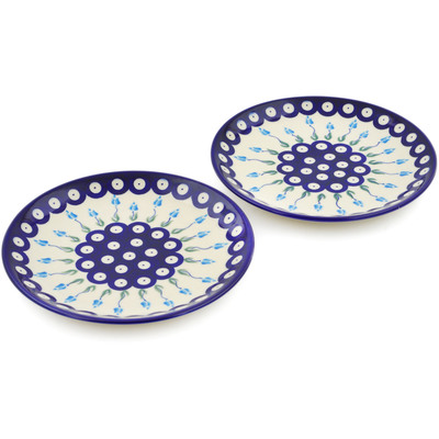 Set of 2 dessert plates