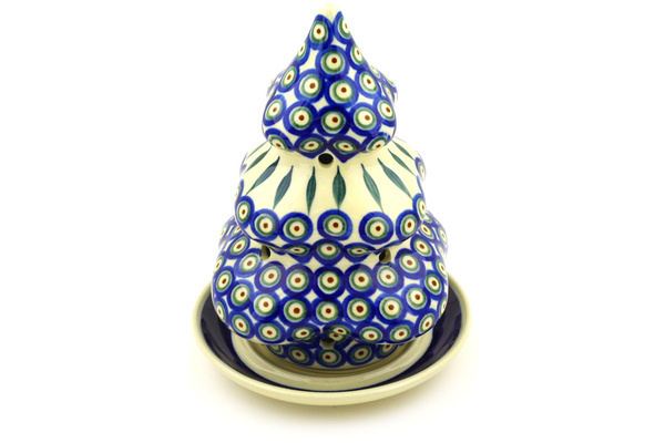 Christmas Tree Candle Holder 8"