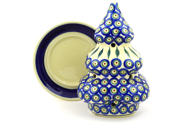 Christmas Tree Candle Holder 8"